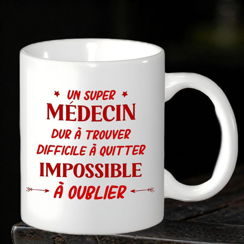 Tailorly White Ceramic 11 oz Mug - Pure Featuring Elegant Red Typography With Stars And Arrows Mug