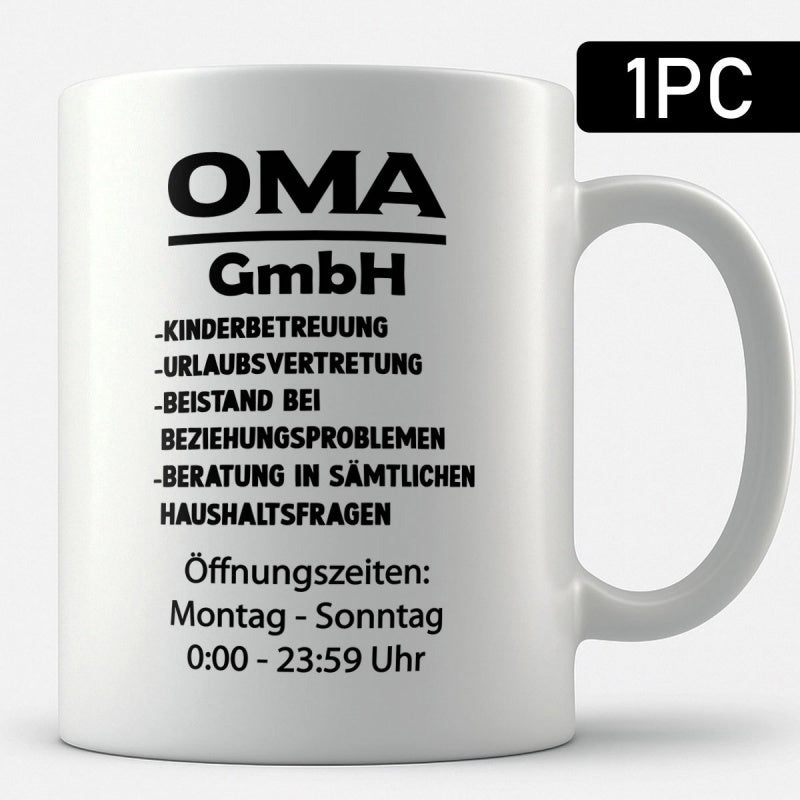 Tailorly White Ceramic 11 oz Mug - Minimalist Ceramic Kitchenware Featuring Black Bold Typography On Smooth Surface Mug