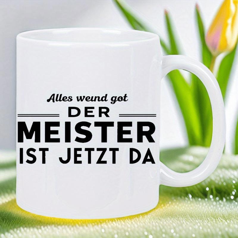 Tailorly White Ceramic 11 oz Mug - Pristine White Ceramic Cup Resting On Soft Green Grass In Sunlight Mug