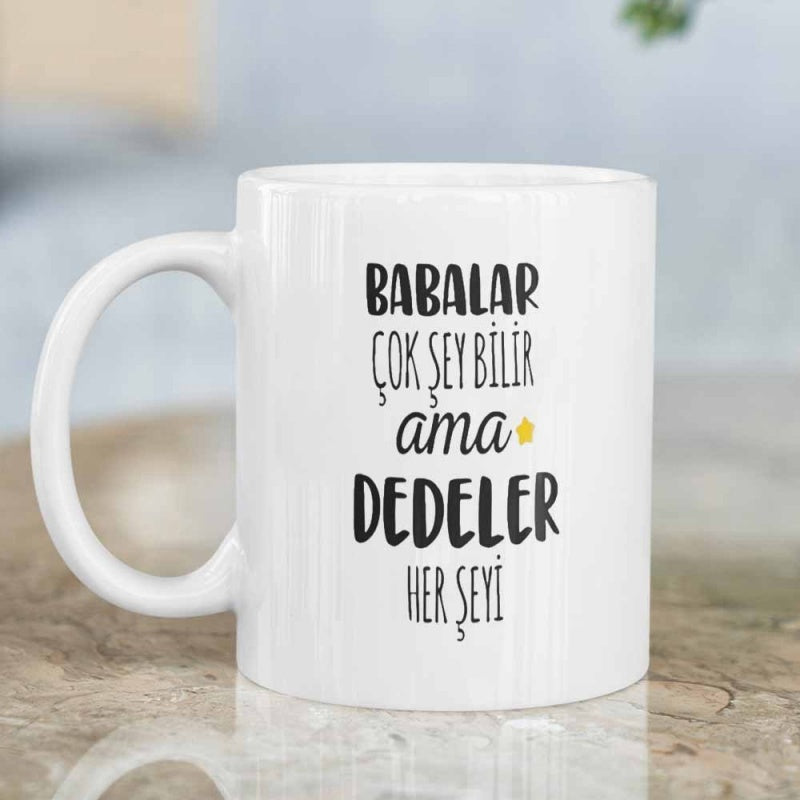 Tailorly White Ceramic 11 oz Mug - Elegant White Ceramic Vessel Featuring Minimalist Star And Artistic Typography Mug
