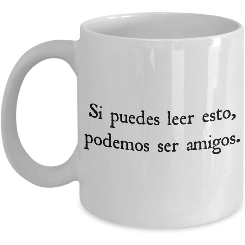 Tailorly White Ceramic 11 oz Mug - Minimalist Polished Surface Featuring Curved Handle In Pure