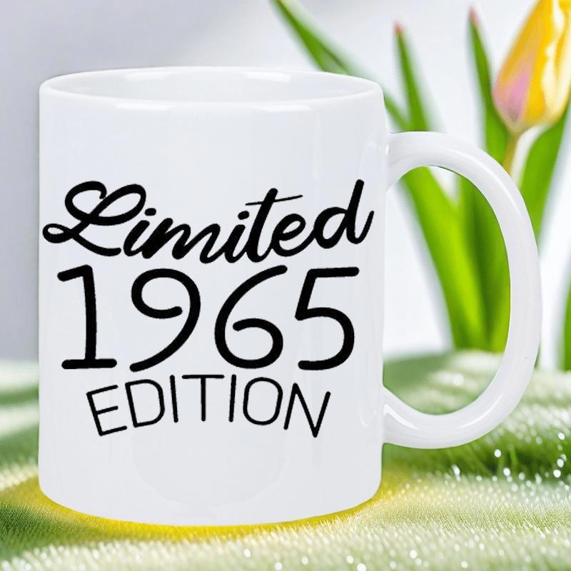 Tailorly White Ceramic 11 oz Mug - Limited 1965 Edition Classic With Bold Black Typography Mug