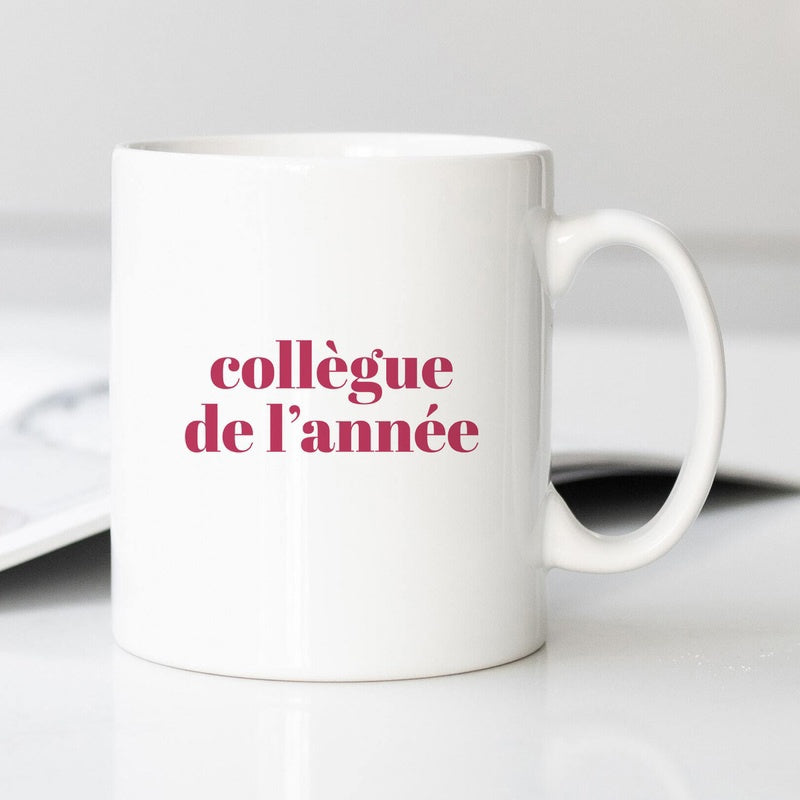 Tailorly White Ceramic 11 oz Mug - Minimalist White Ceramic Kitchenware With Simple Elegant Typography Printed Surface Mug