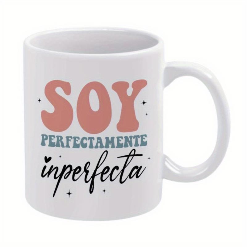 Tailorly White Ceramic 11 oz Mug - Retro Artistic Typography With Delicate Little Stars And Sweet Heart Sign
