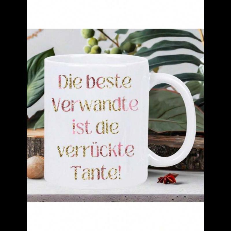 Tailorly White Ceramic 11 oz Mug - Minimalist White Ceramic Vessel With Artistic Typography And Simple Elegant Finish Mug