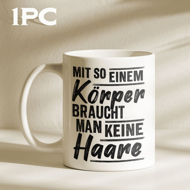 Tailorly White Ceramic 11 oz Mug - Modern Minimalist Black Typography Featuring Bold Artistic Lettering And Clean Mug
