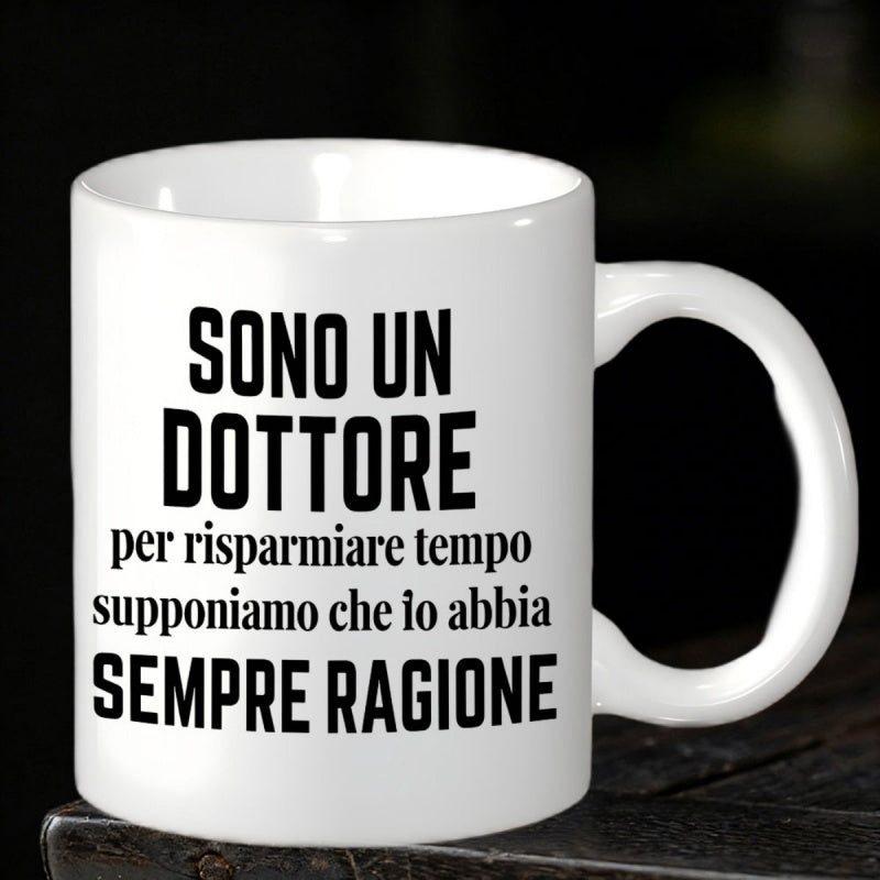 Tailorly White Ceramic 11 oz Mug - Clean White Ceramic Material Reflecting Soft Light On Elegant Smooth Drinking Mug