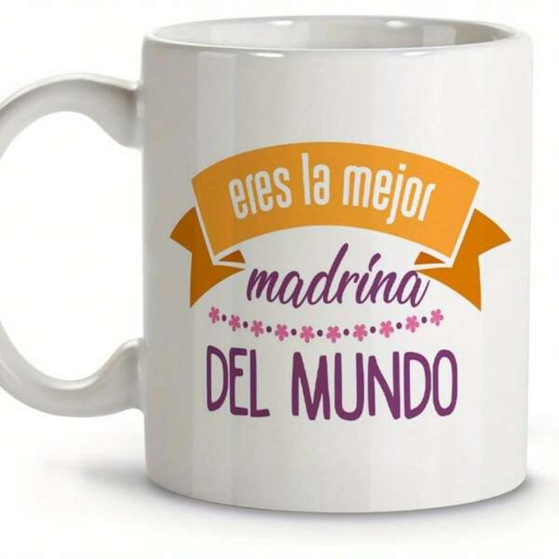 Tailorly White Ceramic 11 oz Mug - Ceramic White Background With Decorative Ribbon And Tiny Purple Stars Patterned Mug