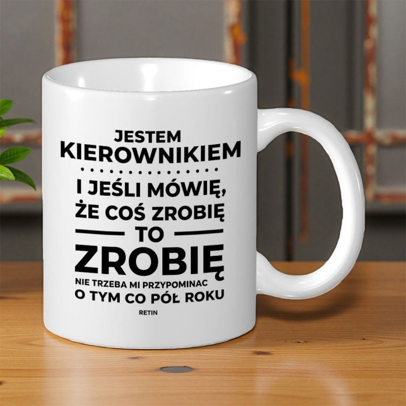 Tailorly White Ceramic 11 oz Mug - Clean Featuring Bold Black Minimalist Modern Typographic Design Mug