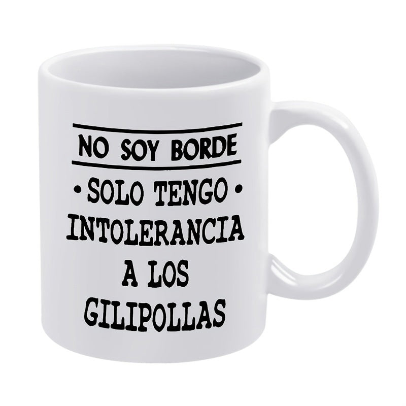 Tailorly White Ceramic 11 oz Mug - Clean With Bold Black Sarcastic Quote Text Mug
