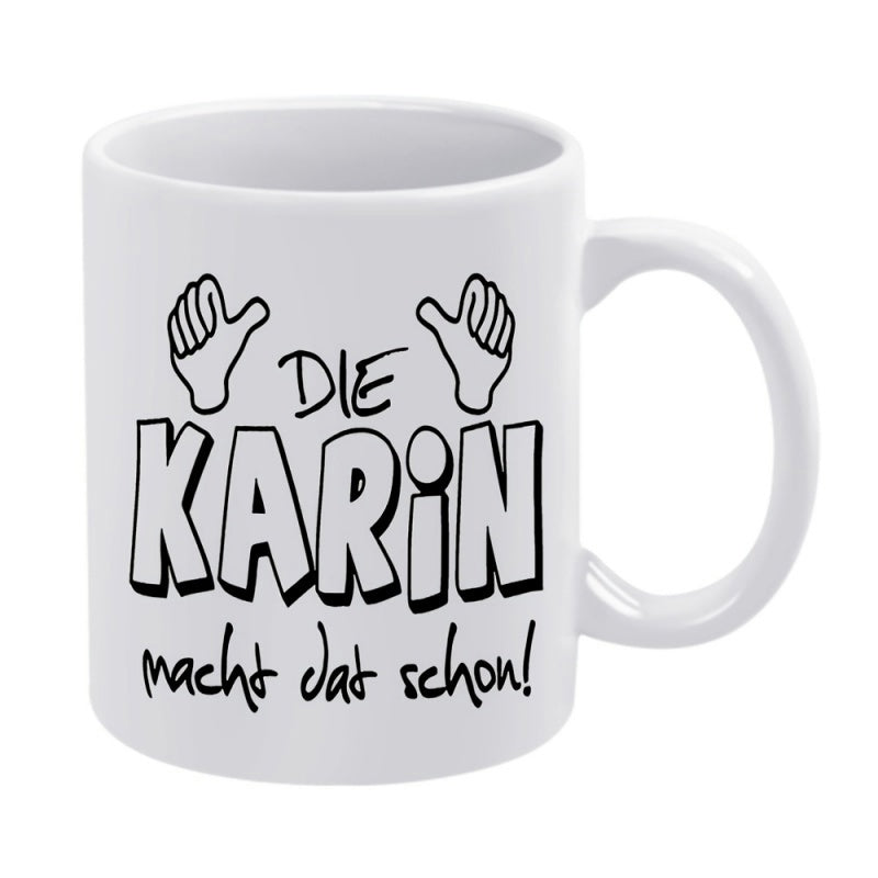 Tailorly White Ceramic 11 oz Mug - Simple Minimalist Black Ink Hand Drawn Pointing Gestures