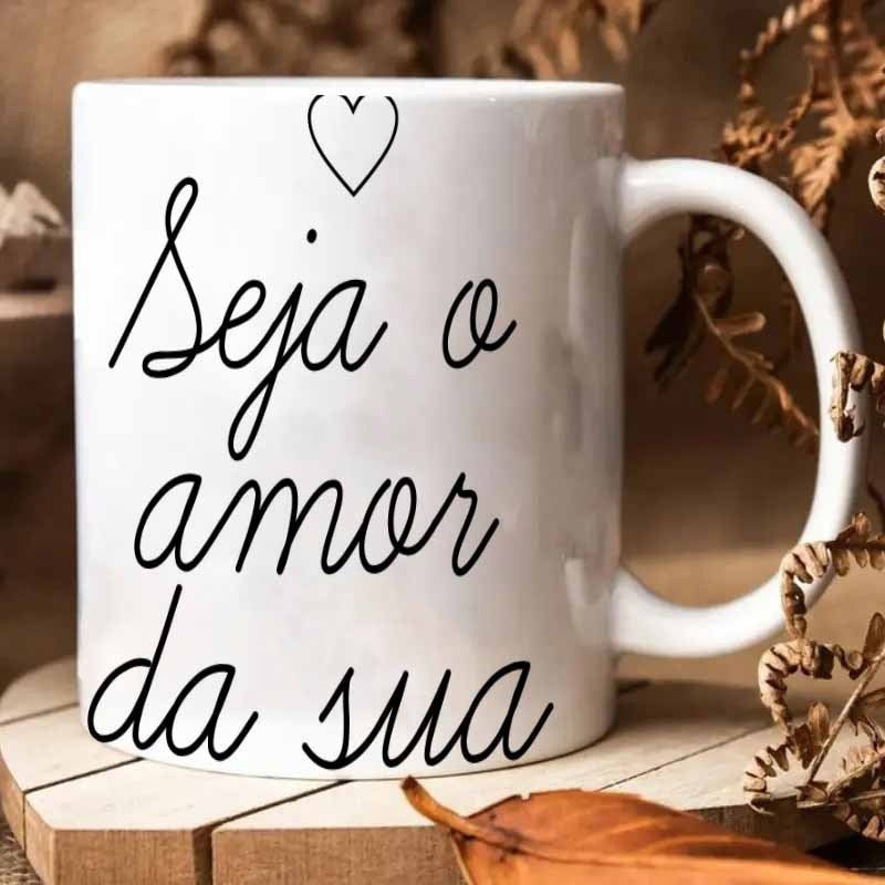 Tailorly White Ceramic 11 oz Mug - Elegant Minimalist Black Line Art Style Hand Drawn Simple Love Heart