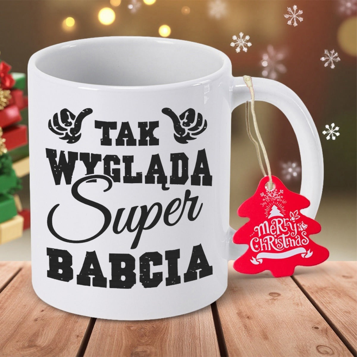 Tailorly White Ceramic 11 oz Mug - Classic White Ceramic Body Featuring Bold Stylized Text And Thumbs Up Mug