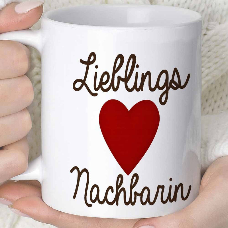 Tailorly White Ceramic 11 oz Mug - Vibrant Minimalist Red Heart Symbol Floating Among A Plain White Background Heart