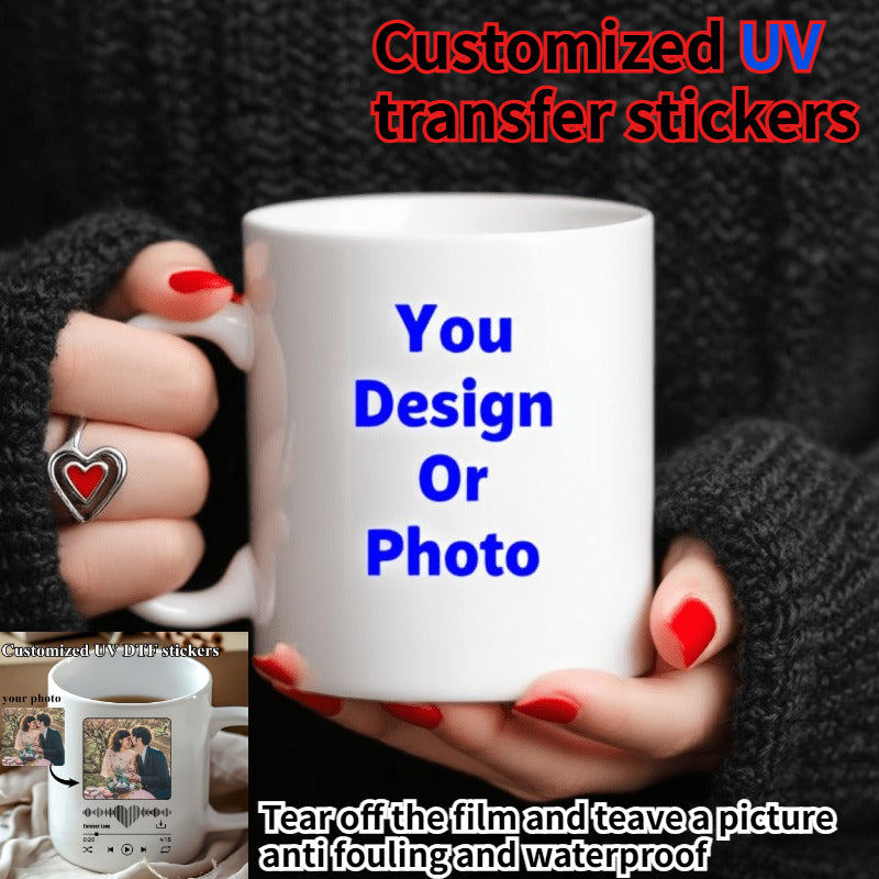 Tailorly White Ceramic 11 oz Mug - You Design Or Photo Hand Holding White Ceramic Coffee Container For Personalized Custom Printing Mug