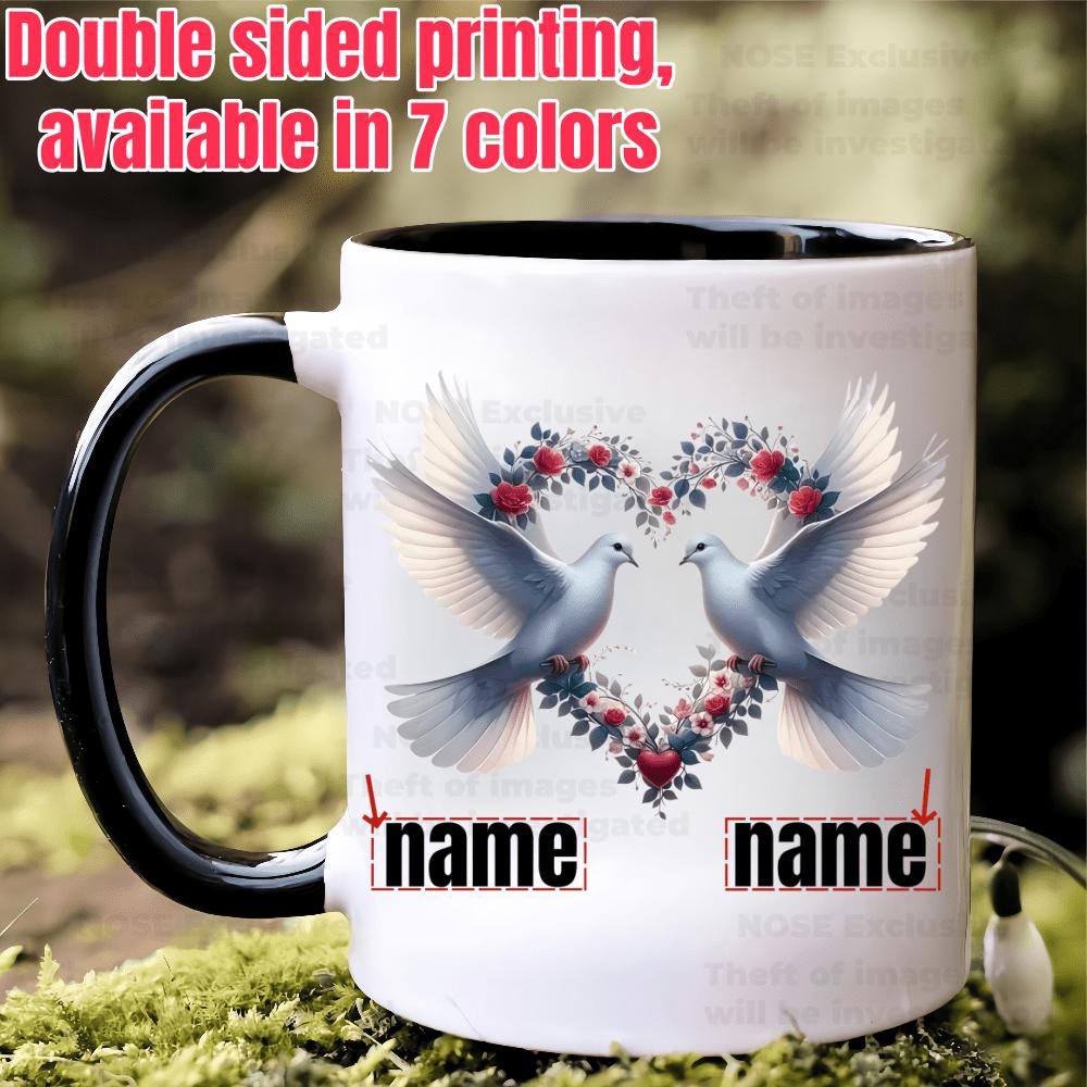 Tailorly Black Accent 11 oz Mug - item picture 1 names design perfect gifts for festivals birthday halloween christmas colleagues friends fathers