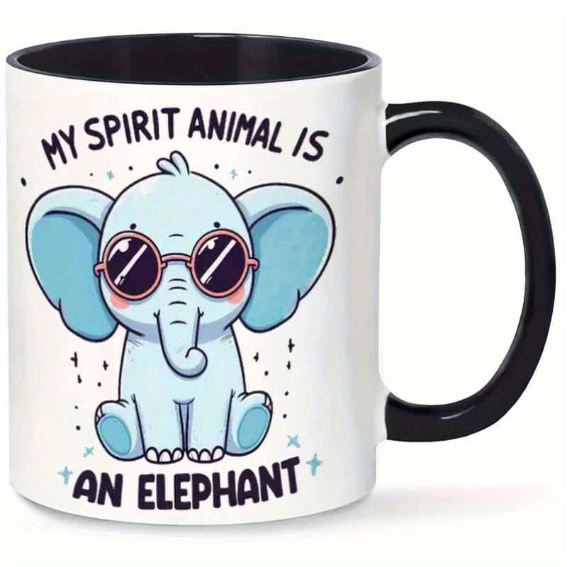 Tailorly Black Accent 11 oz Mug - novelty glasses