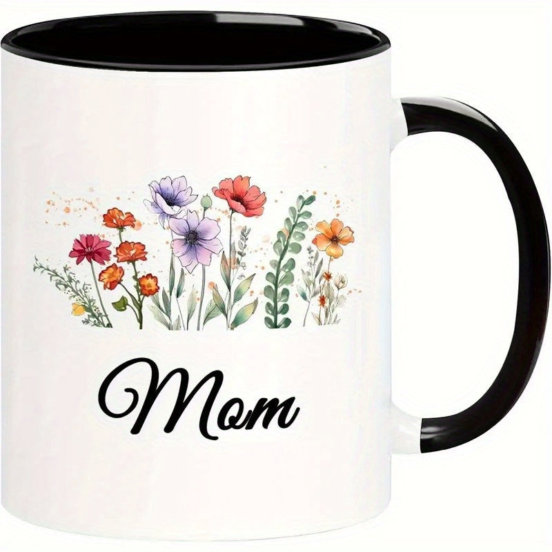 Tailorly Black Accent 11 oz Mug - mom dad pregnancy announcement gift birthday valentines day mothers day thanksgiving text
