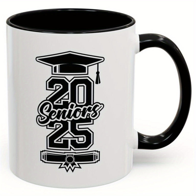 Tailorly Black Accent 11 oz Mug - graduate class of 2025 funny coffee mug for _537fb2f0deaf4bba9262403f696a90ea