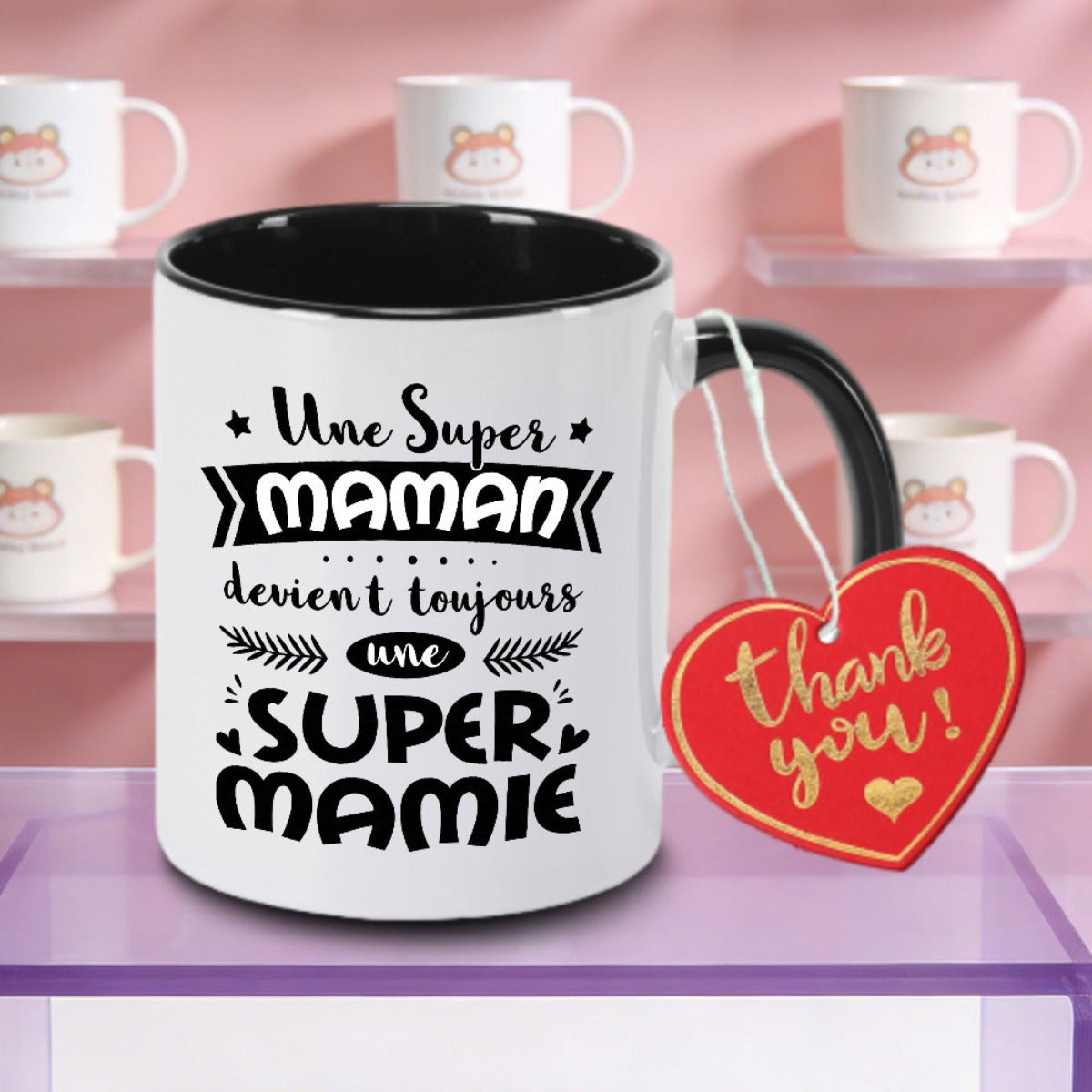 Tailorly Black Accent 11 oz Mug - Logo