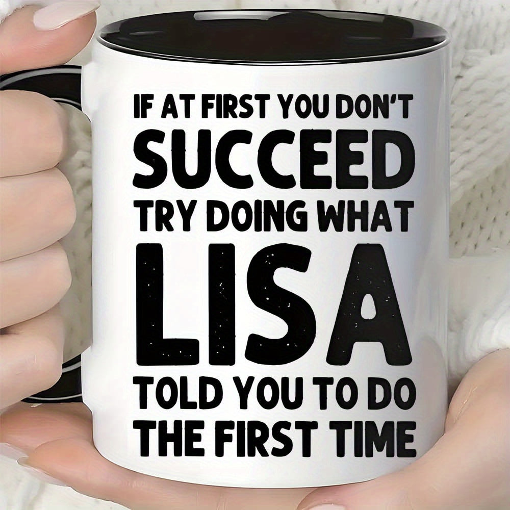 Tailorly Black Accent 11 oz Mug - inspirational quote