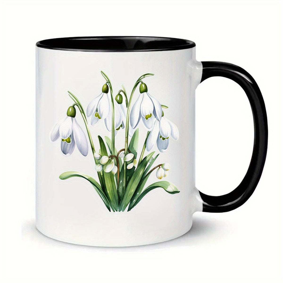 Tailorly Black Accent 11 oz Mug - item picture 1 coffee mug tea cup water cup suitable for office party gifts wedding gifts holiday presents perfect
