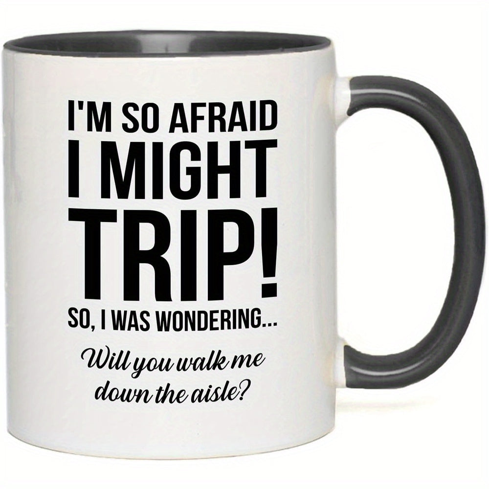 Tailorly Black Accent 11 oz Mug - proposal coffee mug text