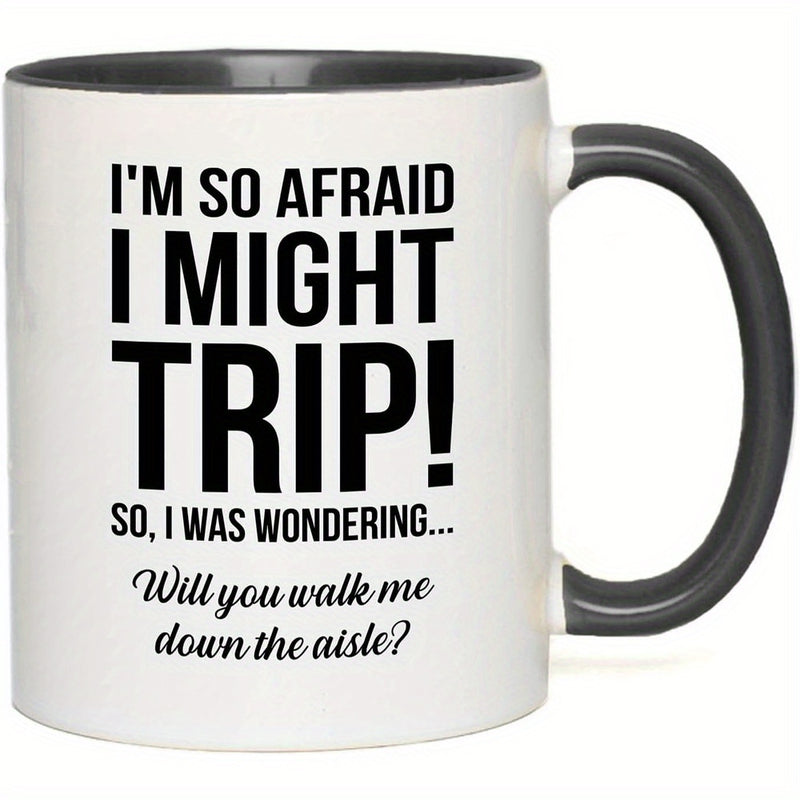 Tailorly Black Accent 11 oz Mug - proposal coffee mug text