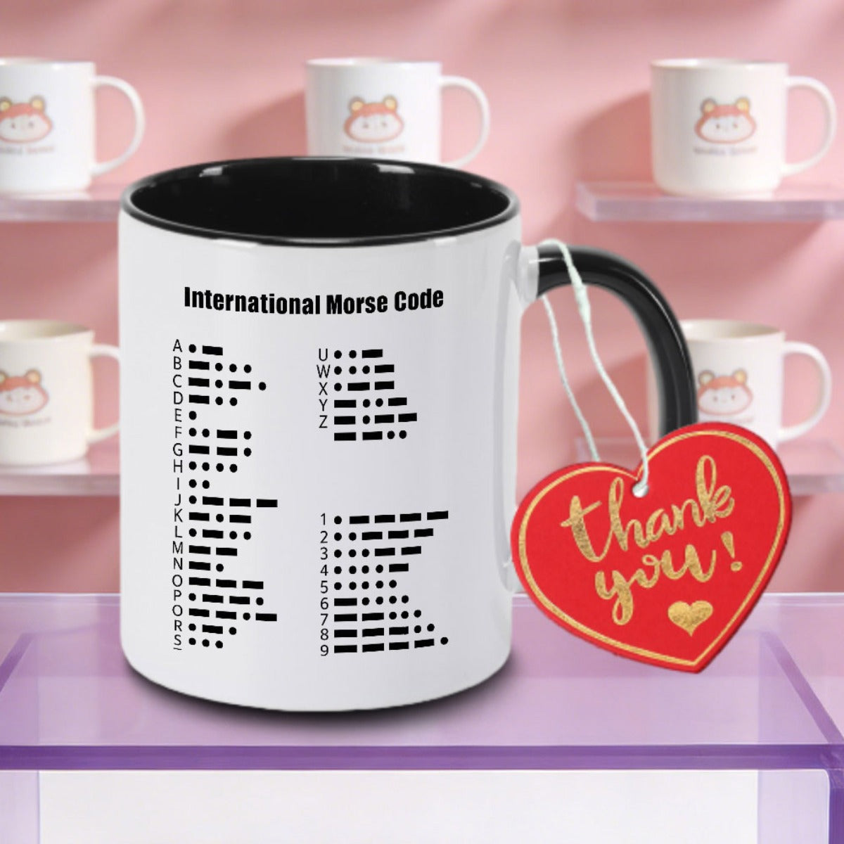 Tailorly Black Accent 11 oz Mug - Code Logo