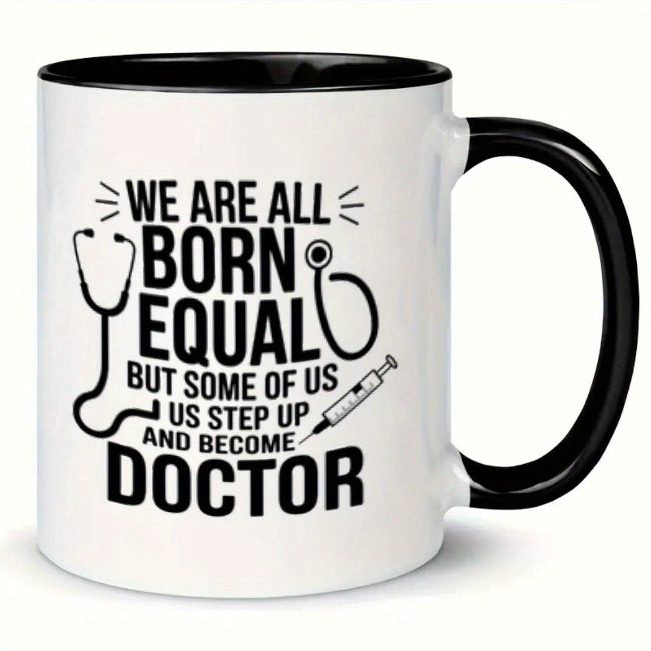 Tailorly Black Accent 11 oz Mug - pride-themed design