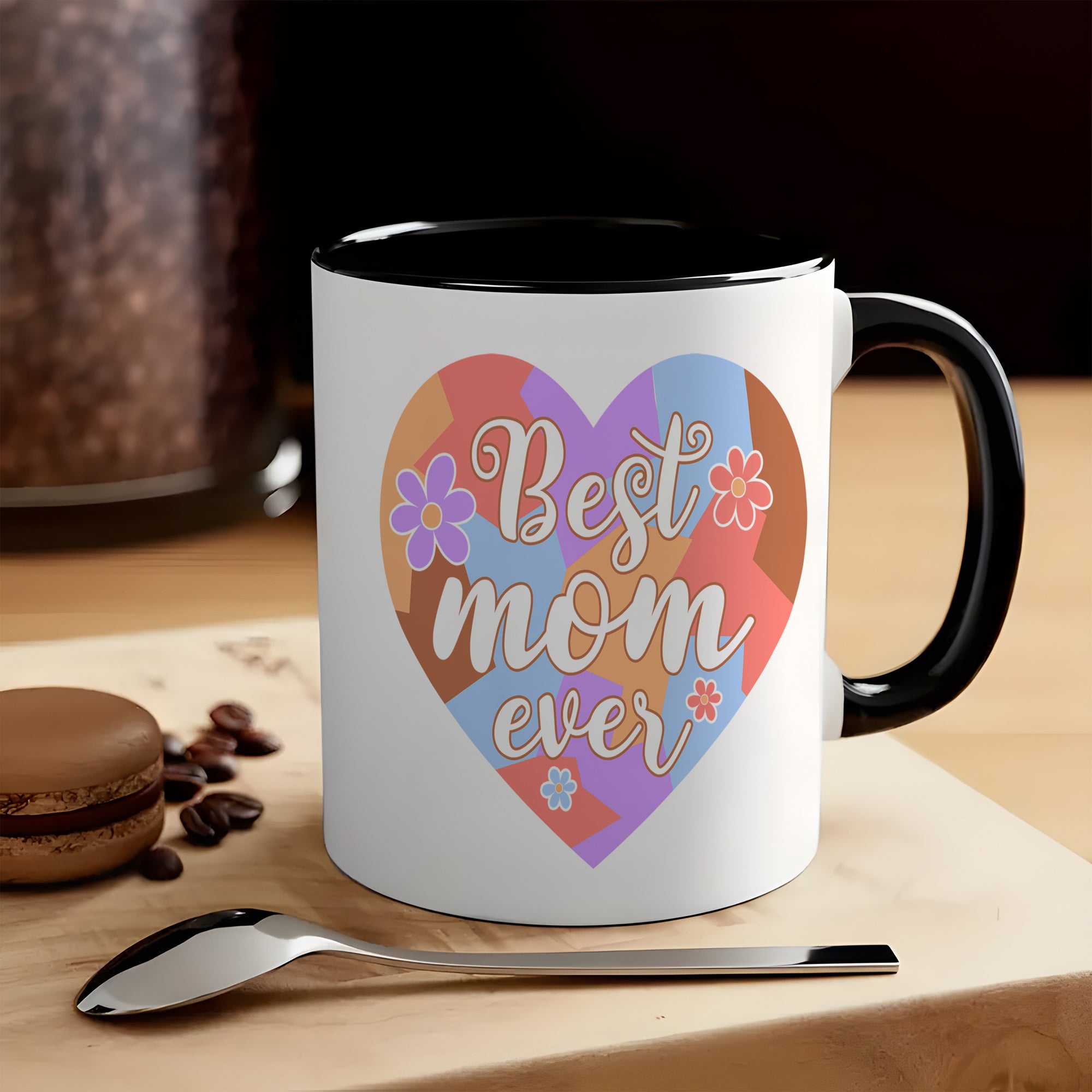 Tailorly Black Accent 11 oz Mug - happy mothers day， ever love and appreciation