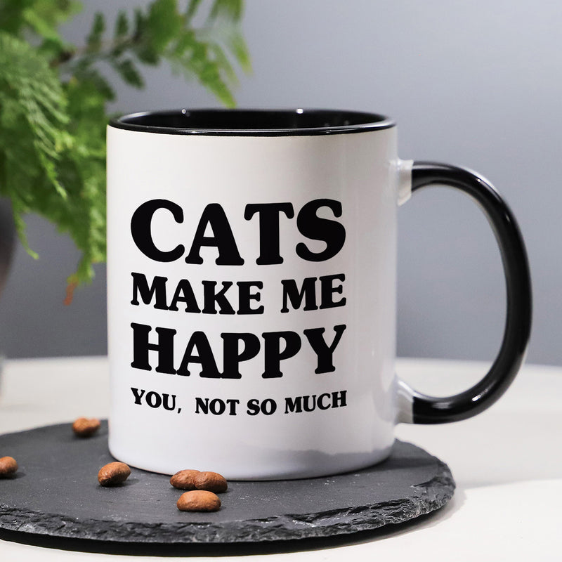 Tailorly Black Accent 11 oz Mug - sayings with font design