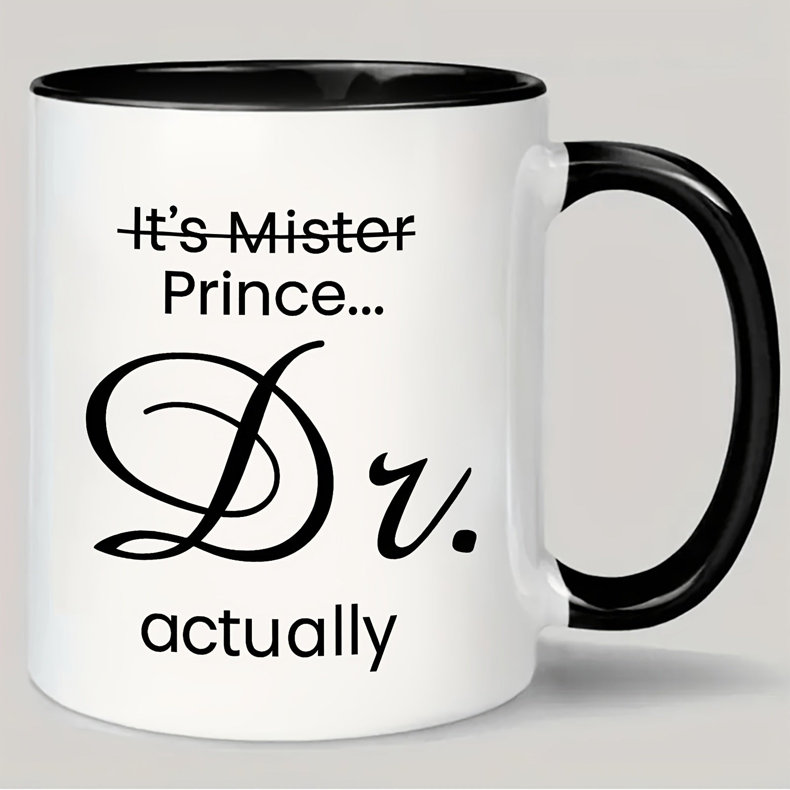 Tailorly Black Accent 11 oz Mug - abstract line art patterns