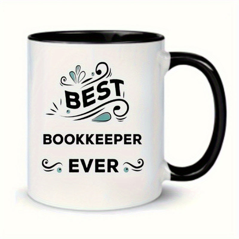 Tailorly Black Accent 11 oz Mug - best ever white text on black background