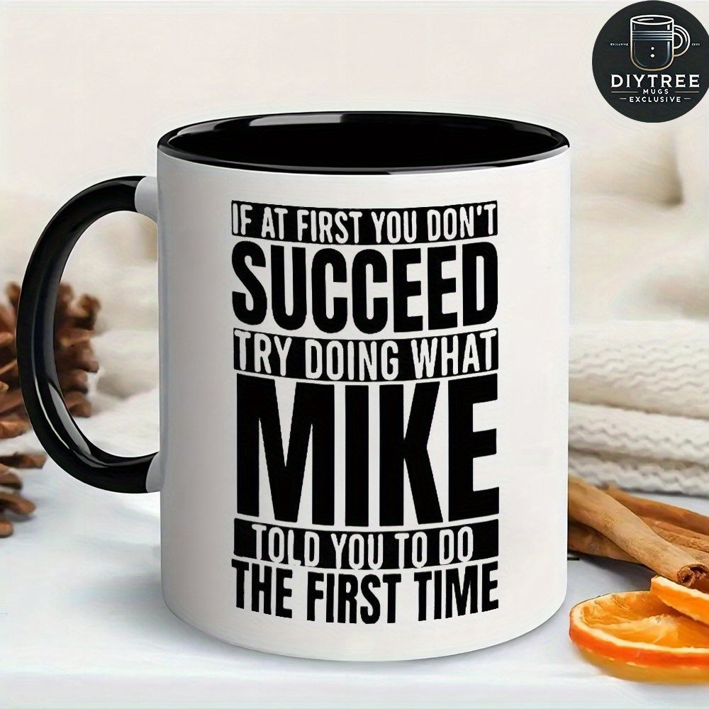 Tailorly Black Accent 11 oz Mug - name design