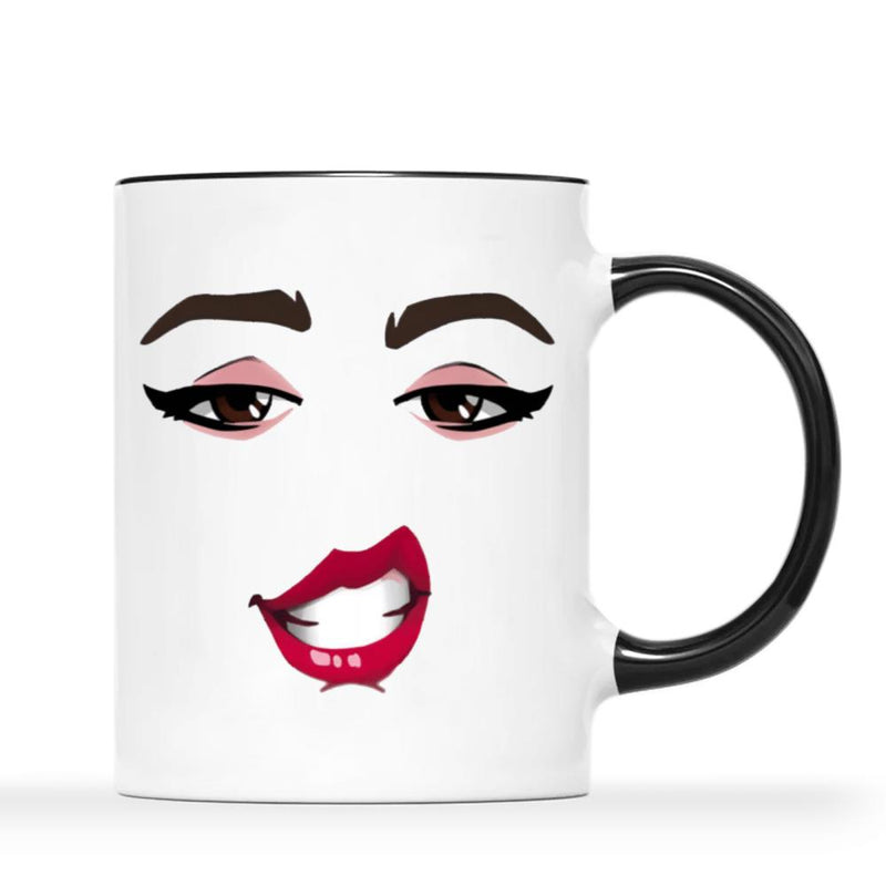 Tailorly Black Accent 11 oz Mug - item picture this 11 oz personalized ceramic coffee mug featuring a any season its an ideal holiday gift for a