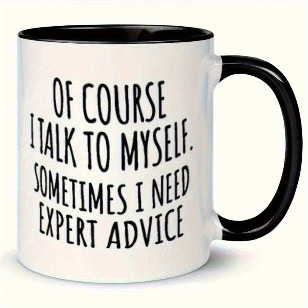 Tailorly Black Accent 11 oz Mug - i i need humorous