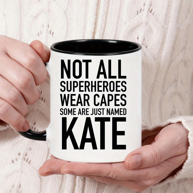 Tailorly Black Accent 11 oz Mug - name on mug