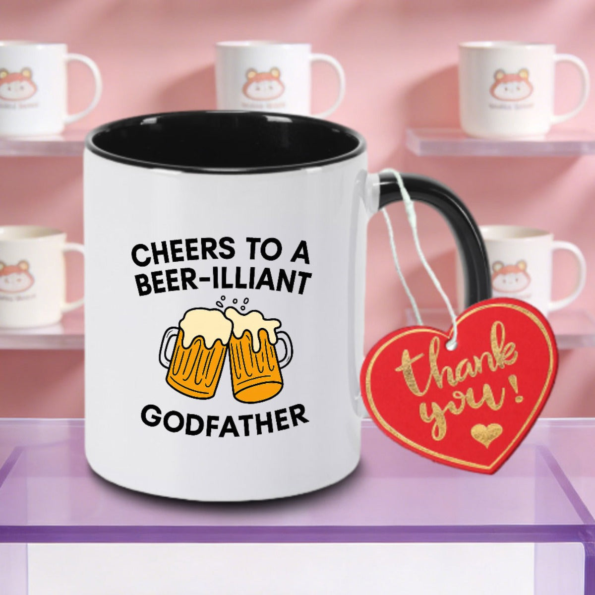Tailorly Black Accent 11 oz Mug - Logo
