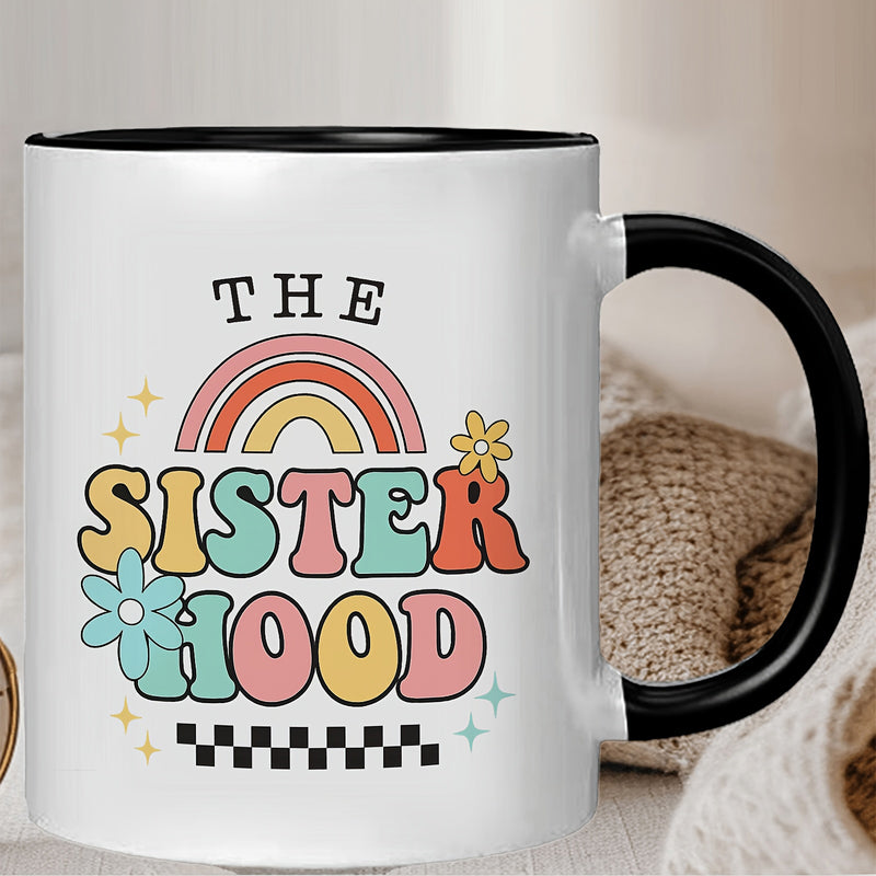Tailorly Black Accent 11 oz Mug - vibrant and motivational feminist design