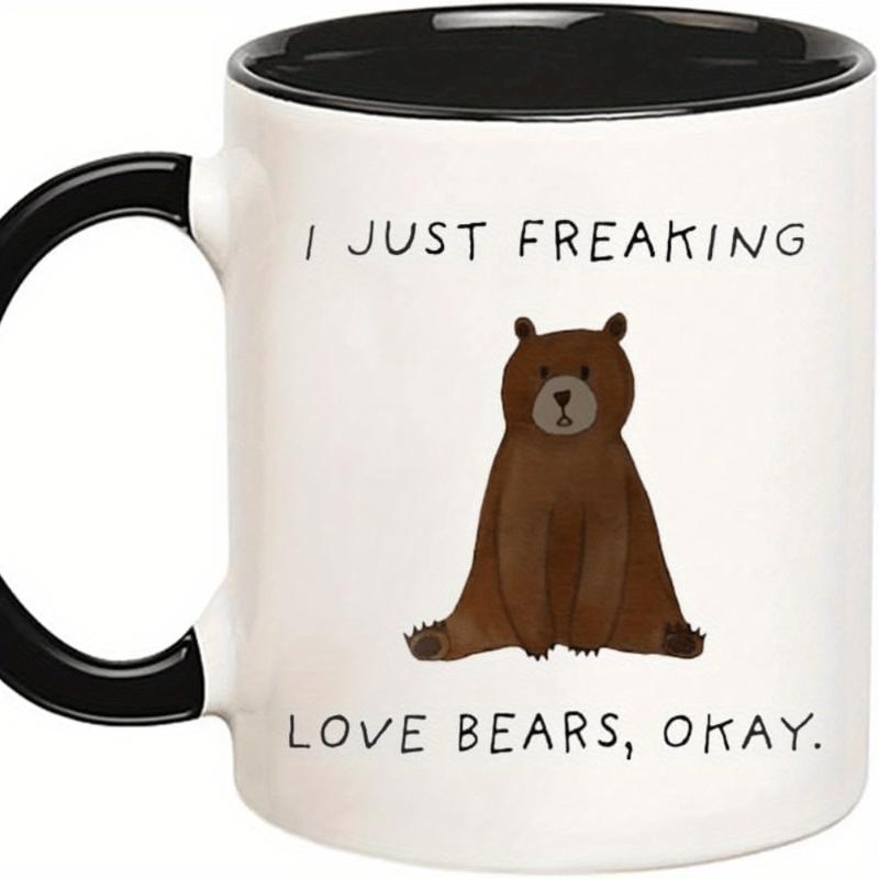 Tailorly Black Accent 11 oz Mug - 1pc ceramic mug i just mug gift friend mug novelty coffee mug cup black_6dda494b171b4920b193013cb2532648