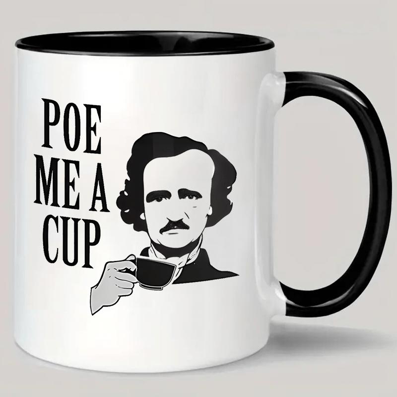 Tailorly Black Accent 11 oz Mug - poe me a cup