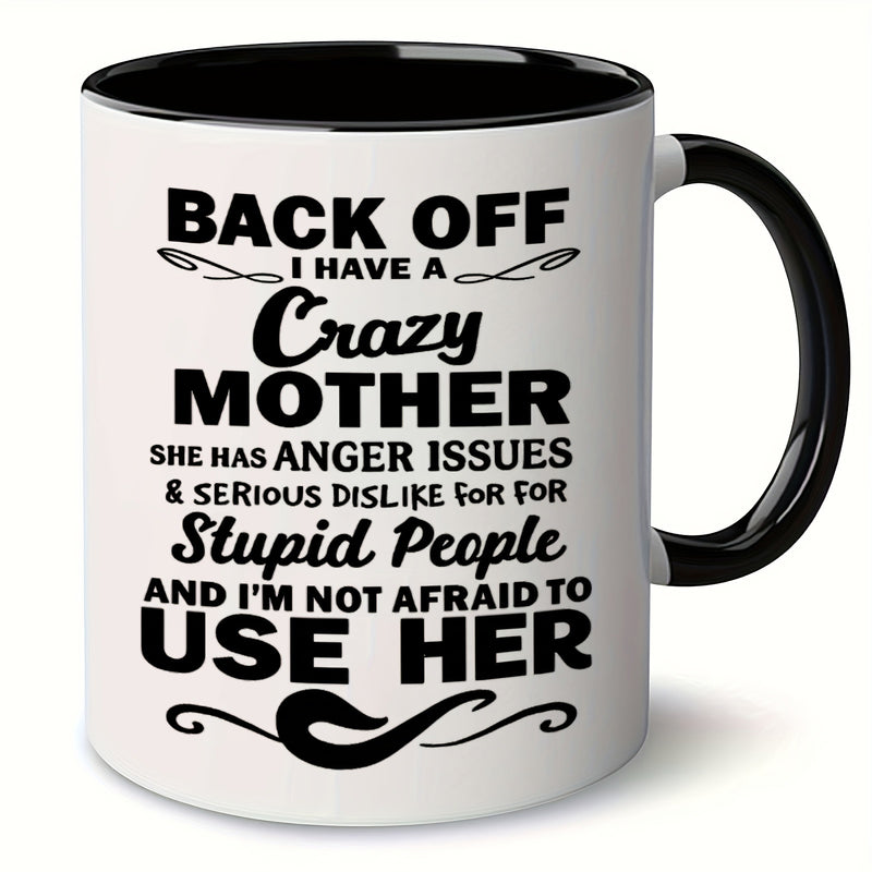 Tailorly Black Accent 11 oz Mug - black and white text design saying back_6dc6a138e35c4a8f80af310d9157269f