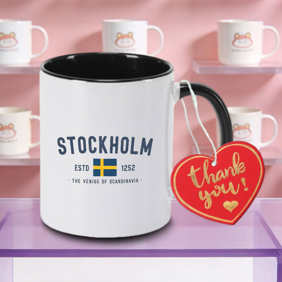 Tailorly Black Accent 11 oz Mug - Logo