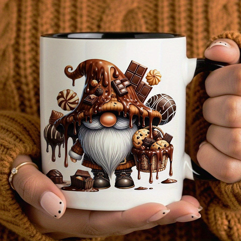 Tailorly Black Accent 11 oz Mug - sweet dessert design