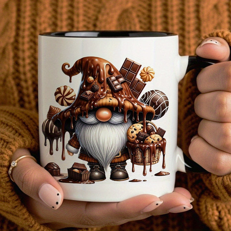 Tailorly Black Accent 11 oz Mug - sweet dessert design