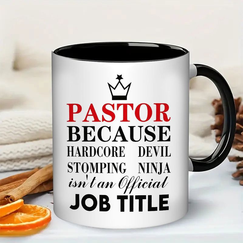 Tailorly Black Accent 11 oz Mug - hardcore devil stomping