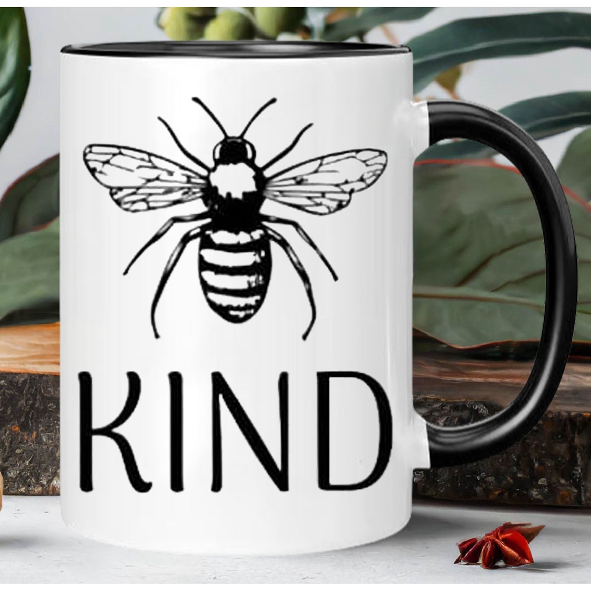Tailorly Black Accent 11 oz Mug - item picture 1pc 11oz ceramic coffee mug ceramic kind coffee mug insulated reusable cup for multipurpose use unique