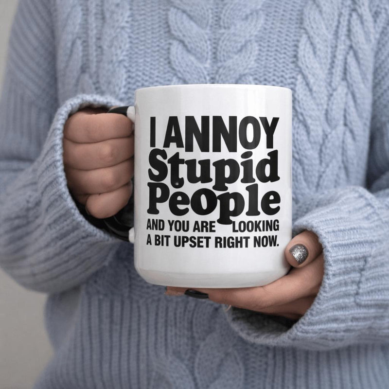 Tailorly Black Accent 11 oz Mug - witches barista afternoon drinking graphics