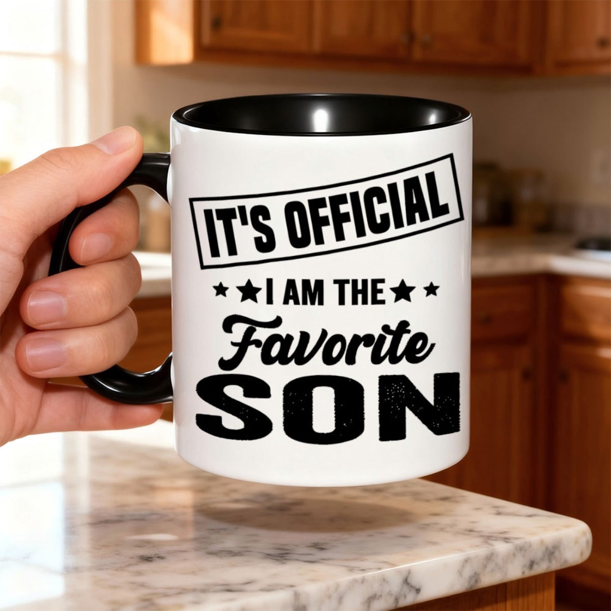 Tailorly Black Accent 11 oz Mug - its official son design